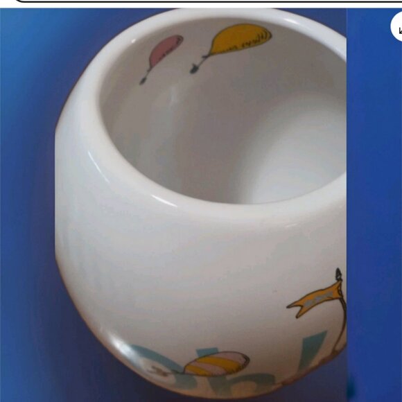 Dr. Seuss Oh the Places You'll Go 18oz Oval Ceramic Mug white Cup Vandor Glass - Picture 2 of 4